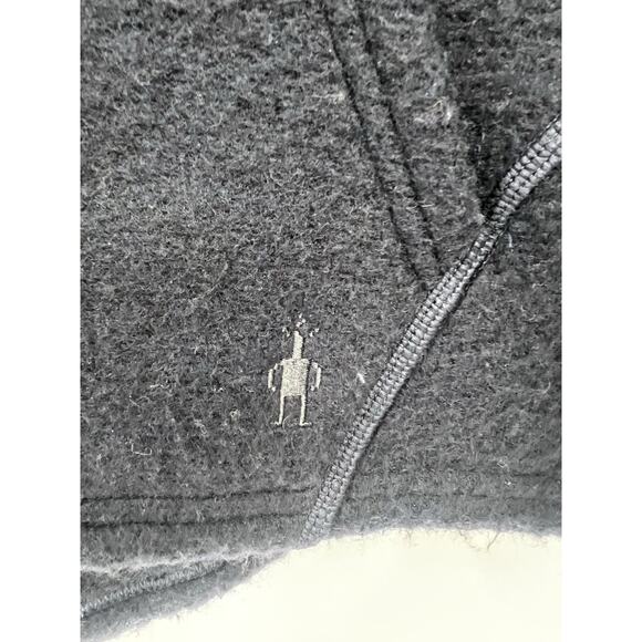 Smartwool Navy Blue Plush Fleece Wool Turtleneck Pullover Women’s Large - Picture 5 of 7